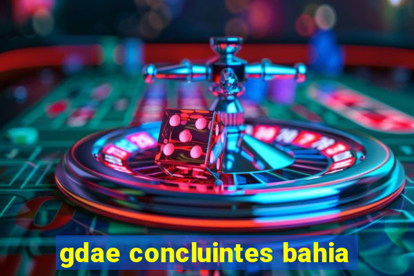 gdae concluintes bahia