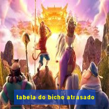 tabela do bicho atrasado