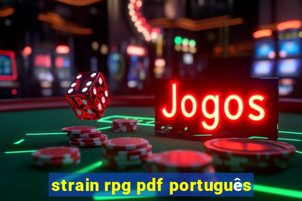 strain rpg pdf português