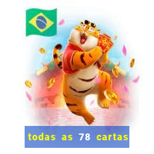 todas as 78 cartas do tarot